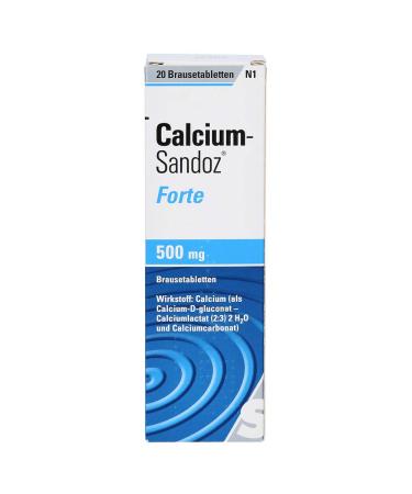 Calcium-Sandoz Forte 500 mg 20 Effervescent Tablet