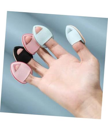 FRCOLOR 60 Pcs Finger Makeup Sponge - Triangle Puffs for Face Powder | Non-Latex Hydrophilic Makeup Applicators for Artists - Buy Online on GoSupps.com