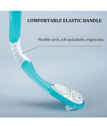 Bailey Double-Sided Tongue Cleaner Scraper - Silicone Brush for Effective Tongue Cleaning & Oral Care - Buy Online on GoSupps.com