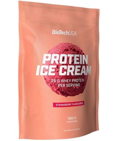 BioTechUSA Strawberry Ice Cream Protein 520g - Buy Online on GoSupps.com