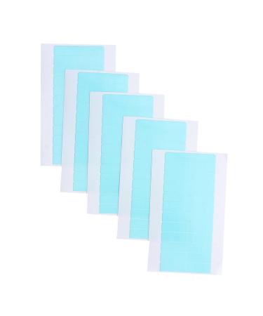 NOLITOY 5 Sheets Seamless Hair Extension Film Wig Double Sided Extension Tape Replacement Tape for Hair Double Sided Sticky Tape Double-sided Replacement Tape Hair Extension Tape