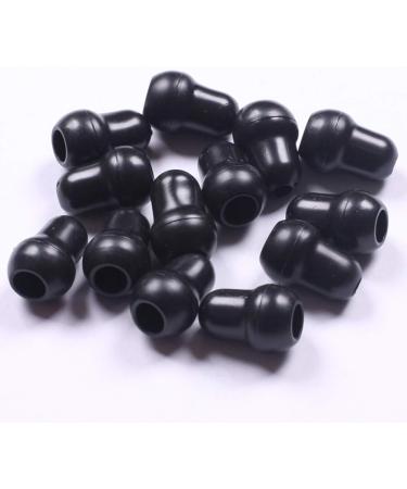 10 Soft Sealing Earbuds - Replacement Black Silicone Ear Tips for Universal Ear Plugs | International Shipping - Buy Online on GoSupps.com