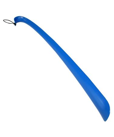 Rehabilitation Advantage Flexible Blue Plastic Shoehorn  24 Inch