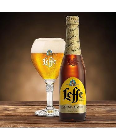 Leffe Blonde 0% Non-alcoholic beer Pack 12 Bottles 25 cl - Buy Online on GoSupps.com