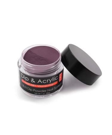 Dark Red Nail Dip Powder with Added Vitamin Calcium - Salon Quality for DIY French Manicure, Odor-Free & Long-Lasting - No Lamp Needed (042) - Buy Online on GoSupps.com