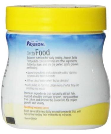 (4 Pack) Aqueon Betta Food 0.95-Ounce - Buy Online on GoSupps.com