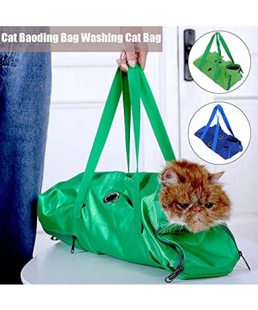 Pet Restraint Bags Multi-Function Dog/Cat Grooming Restraint Bags for Vet Visits Medication Administration Dental Care Bathing Nail Trimming Car Travel XL Blue - Buy Online on GoSupps.com