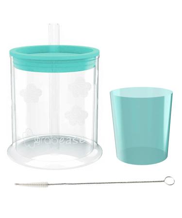 grabease Straw Cup for Baby Feeding Sippy Cups Toddler Sippy Cups  BPA-Free & Phthalate-Free for Baby & Toddler  4-oz  Teal
