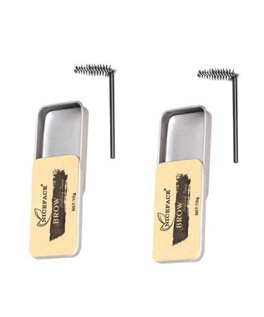 FRCOLOR 2 Sets Eyebrow Soap Woman Brow Soap Cosmetic Supplies Cosmetics Do Not Take off Makeup Miss