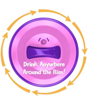 Playtex Baby Stage 2 Spoutless 360 Drinking Cups Pink/Purple 10oz, 2 Pack - Buy Online on GoSupps.com