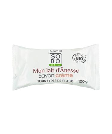 SO'BiO tic - Savon cr me Bio - Mon Lait d' nesse - Tous types de peaux - Certifi Cosmebio - Savon de 100 g Multicolor 100 g (Lot de 1)