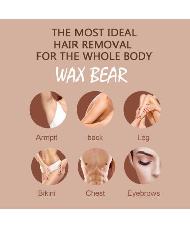 Waxing Kit Wax Warmer with Touch Screen Display and 4 Bags of Hard Wax Beans - Best Home Hair Removal Kit for Sensitive Skin Women - Buy Online on GoSupps.com