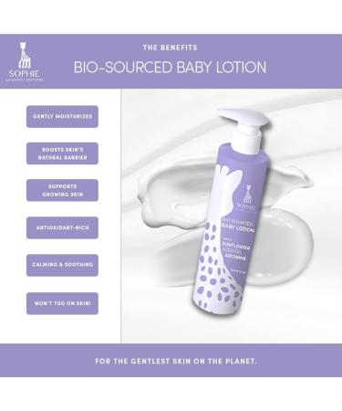 Sophie la Girafe Babycare Lotion - Vegan Moisturizer for Healthy Skin - 175ml Pack of 2 - Sunflower Seed Oil & Arginine - Buy Online on GoSupps.com