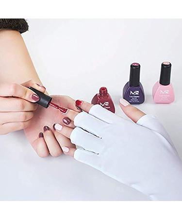 Ruluti UV Shield Gloves for Nail Art - Anti-UV Protective Driving Gloves for Manicure & Drying - Buy Online on GoSupps.com