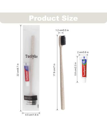 Tedule Disposable Toothbrushes with Toothpaste - 50 Pack Apricot Manual Toothbrushes for Hotels Family Homeless Nursing Homes - Convenient & Travel-Friendly - Buy Online on GoSupps.com