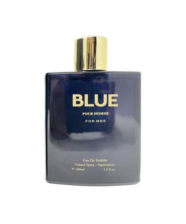 Hybrid & Company BLUE Pour Homme Cologne for Men Eau De Toilette Natural Spray Masculine Scent 3.4 Fl Oz BLU POUR HOMME 3.4 Fl Oz (Pack of 1) - Buy Online on GoSupps.com