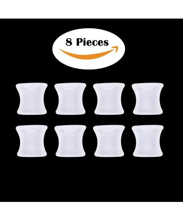 Softior 8 Pack Gel Toe Separators Spacers - Size Medium - Buy Online on GoSupps.com