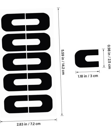Beavorty 500 Sheets Nail Art Anti-spill Stickers Nail Gel Polish Nail Protector for Gel Polish Nail Tape Cuticle Protector for Nail Painting Nail Protectors Nail Polish Patch 3.00X2.50X0.10CMx5pcs As Shownx5pcs - Buy Online on GoSupps.com