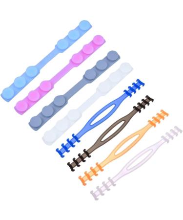 CliSpeed 24 Pcs Ear Mask Buckles - Black Adjustable Lanyard Hooks for Face Cover - No Trace 15x1.5cm Secure & Comfortable Fit - Buy Online on GoSupps.com