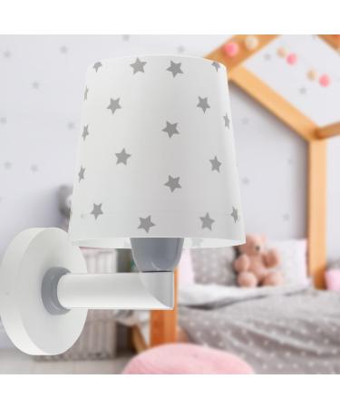 Dalber Children's Wall Lamp - Star Light E27 - Kids Room Wall Light 82219B - White Decor - Buy Online on GoSupps.com