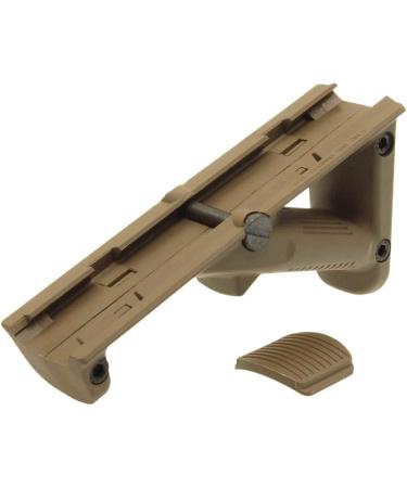 Buy Weapon Grip Long Angled Fore Grip for Weaver Rails (20-23mm) - FDE | International Shipping Available - Buy Online on GoSupps.com