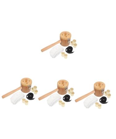 JECOMPRIS 4 sets Hand devices for the Moxibusion Moxa fuel case Moxa rod fuel holder Wood tools holder for Moxibus tunnel.