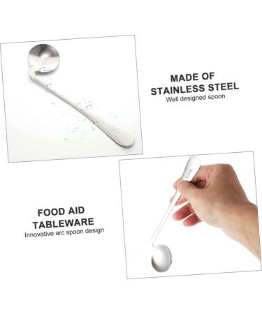 Premium Stainless Steel 2-Stick Tablespoon for Seniors & Children | Durable Inox Cutlery Mixer - Buy Online on GoSupps.com
