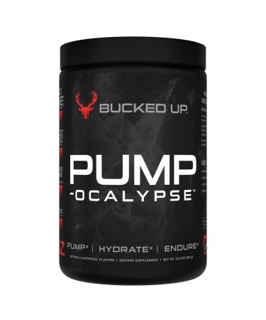 Pump-ocalypse Blood Raz | Nitric Oxide and L Arginine Supplement with Citrulline Malate GlycerPump | Ultimate N.O. Booster | Lean Muscle Support for Blood Flow Vascularity Hydration and Endurance