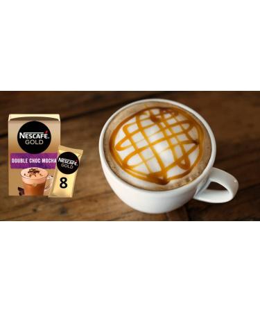 Temas Instant Coffee Mocha Bundle Contains 48 x Nescafe Gold Double Choc Mocha 48 x Coffee Stirrers & Reusable Coffee Cup. Compatible With lovers of Nescafe Gold|Coffee Sachets Individually Wrapped - Buy Online on GoSupps.com