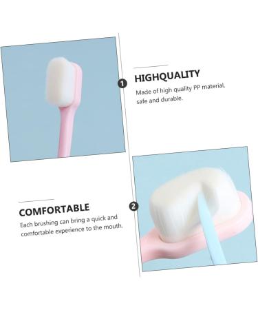 FRCOLOR 2 Pcs Toothbrush Set - Kids & Adults Dental Brushes for Effective Cleaning - Small Brush Head for Optimal Oral Care - Buy Online on GoSupps.com