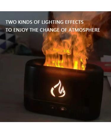 AIDA Aroma Diffuser - 230ml USB Essential Oil & Fragrance Lamp with 7 LED Flame Effect - Perfect for Home & Office - Buy Online on GoSupps.com