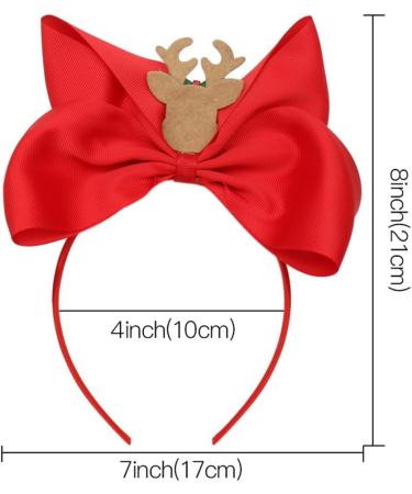 hgnxa Elk Hair Bands s Big Headband Snowman Headbands Christmas Party Decoration Supplies Holiday Hair Styling s Green - Buy Online on GoSupps.com