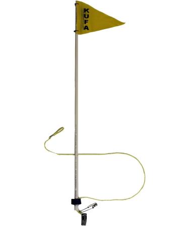 KUFA SPORTS 48" Flag Pole & 2 Piece 11" Red/White Float Combo - Buy Online on GoSupps.com