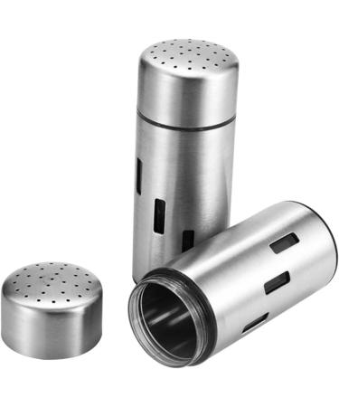 Zerodeko 1pc Heart Shaped Bowl Handle Replacement Storage Jar Cooking Enjoyment Lid to Keep Spices Fresh Practical and Beautiful Kitchen Product Duster Spice Jar Stainless Steel Salt Shaker 5X5CM Silver - Buy Online on GoSupps.com