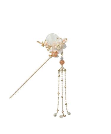 Houchu Chinese Hair Sticks & Earrings Set - Handmade Vintage Hanfu Hair Accessories - Buy Online on GoSupps.com