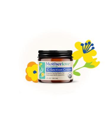 Motherlove C-Section Cream 1 oz - Soothing Relief for Post-Surgery Recovery - Buy Online on GoSupps.com