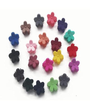 80 Piece Mini Hair Clips for Girls | Cute Candy Colors Flower Hair Pins for Toddlers, Kids, and Women - Buy Online on GoSupps.com