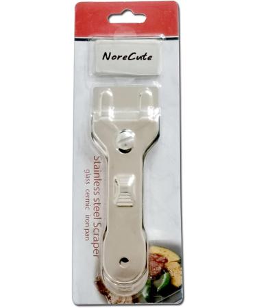 CAITS Stainless Steel Tile Floor Cleaning Scraper with Replacement Blades - Perfect for Removing Stickers and Labels on Ceramic Floors - Buy Online on GoSupps.com