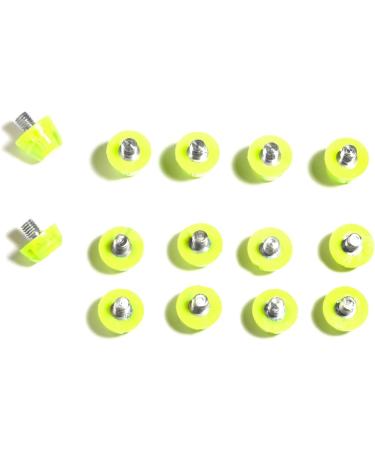Gen rico Rubber Studs for Football Boots | 14 Fluorescent Yellow TPU Soccer Cleats - International Shipping Available - Buy Online on GoSupps.com