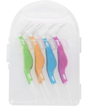 Verdant Touch Dental Care: Disposable Toothpicks & Interdental Brushes (8pcs) - Soft Colors Teeth Storage Box & Dentures Case - Buy Online on GoSupps.com