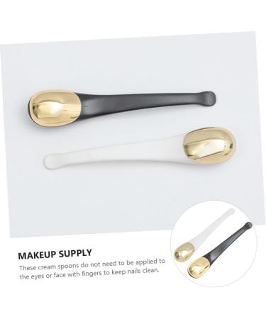 DOITOOL 2 Pi ces de massage Cr me des yeux masseur cuill re de maquillage light lumi re cuill re masque facial soins de la peau diluer cr me contour des yeux tuyau - Buy Online on GoSupps.com