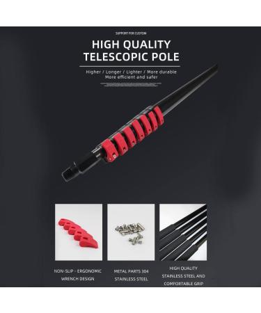 Telescopic Pole Window Cleaning Pole | 35cm Brush Head & Squeegee | Extendable Cleaner Conservatory Roof Suitable for Photovoltaic Panel Cleaning Trucks 5.4 M - Buy Online on GoSupps.com