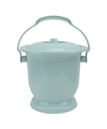 Portable Urination Portable Bedpan Urine Pot Toilet: Bedside Spittoon with Lid Indoor Night Spittoon Elderly Pee Pot Home Urine Bucket for Old People Sky Blue Female Urinal(Sky-blue)