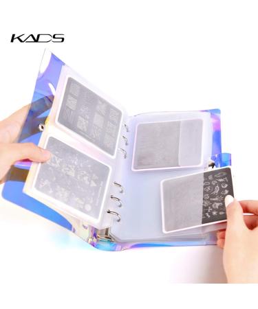 KADS 11-Piece Nail Stamp Set | 10 Plates + Laser Symphony Storage Bag | Perfect for Christmas Nail Art & Animal Designs | Shop Now! - Buy Online on GoSupps.com