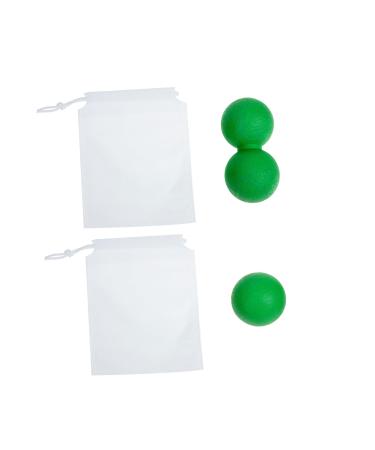 Lurrose 1 set of fascia ball massage ball shoulder-neck massager Massage balls Tool for muscle scratch Point-release massage gauge foot massage solid TPE fitness sole yoga ball