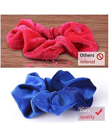 Rosennie Colorful Hair Ties 30 Elastic Scrunch Bands for Women & Girls 50 Vibrant Colors Perfect Ponytail Accessories - Buy Online on GoSupps.com