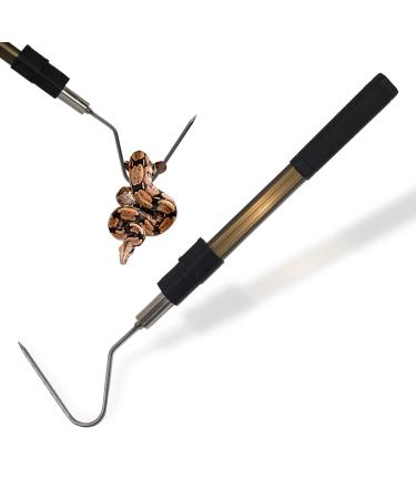 Wamlet 41.6" Snake Hook Reptile Catcher Stick Tongs Rattlesnakes Grabber Pick-up Handling Tool Kit for Catching Controlling or Moving Python Copperhead Snake Hook 41.6