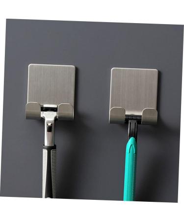 Alipis 60 Strong Sticky Hooks - Stainless Steel Towel & Shower Hangers for Clothes & Shavers - Durable Storage Solution - Buy Online on GoSupps.com