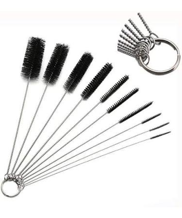 Itian 10 Pieces Nylon Bottle Tube Nozzle Cleaning Brush Cleaner Set Kitchen Tool for Bottle Glasses Straw Cleaning - Buy Online on GoSupps.com