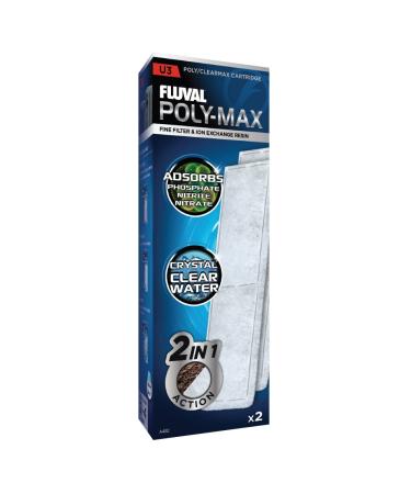 Fluval Clearmax Filter insert with premium resin to absorb phosphate nitrite and nitrate for fluval internal filter U3 2 pack white U3 2 pack - Buy Online on GoSupps.com